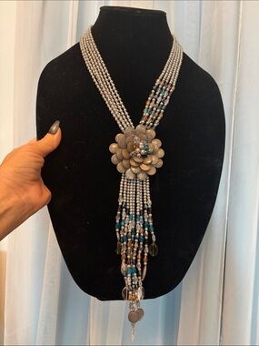Joan Rivers Classic Collection Starlet Flower Statement Necklace